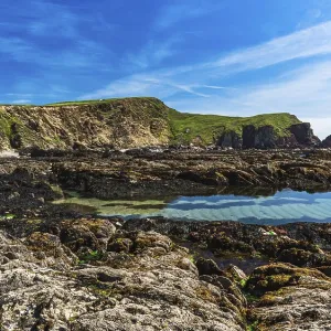 Bantham Beach Cliffs Print, Devon Coastline UK Bantham Beach Cliffs Print, Devon Coastline UK