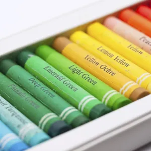 Close-up Print of Vibrant Multicolored Pastels Close-up Print of Vibrant Multicolored Pastels