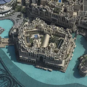 Dubai Square Building Complex Print by Day Dubai Square Building Complex Print by Day