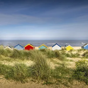 Colourful Beach Huts Print - Southwold Suffolk Colourful Beach Huts Print - Southwold Suffolk