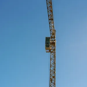Crane against blue sky Print Crane against blue sky Print