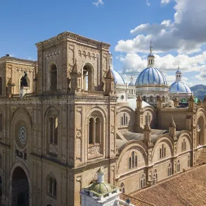 Cuenca Ecuador Print: Cathedral of the Immaculate Conception Cuenca Ecuador Print: Cathedral of the Immaculate Conception