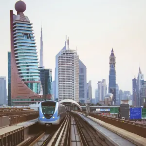 Driverless Dubai Metro Train Print, October 2022 Driverless Dubai Metro Train Print, October 2022