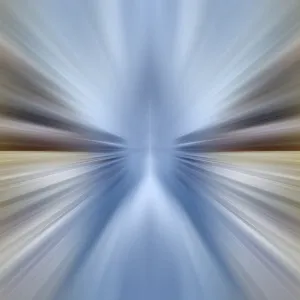 Dynamic Blue and Yellow Lines of Light Print Dynamic Blue and Yellow Lines of Light Print