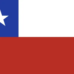 Vector Print of Chile Flag Vector Print of Chile Flag