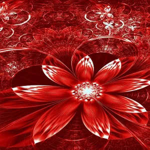 Fractal Flower Print - Intricate Digital Art Fractal Flower Print - Intricate Digital Art