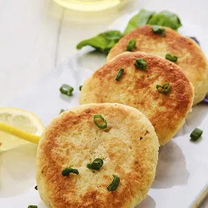 Fried Cod or Halibut Meat Cutlet Print Fried Cod or Halibut Meat Cutlet Print