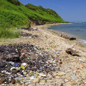 Garbage on the Beach Print, Cape Rodon, Albania Garbage on the Beach Print, Cape Rodon, Albania