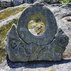 Jardín del Anillo, Sortelha, Serra da Estrela, Beira Alta, Portugal.