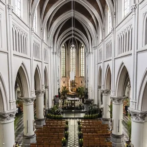 Gothic Interior Design Print of Saint Peter Catholic Church, Jette, Brussels Gothic Interior Design Print of Saint Peter Catholic Church, Jette, Brussels