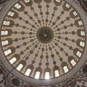 Inner View of Ottoman Dome Print, Istanbul, Turkey Inner View of Ottoman Dome Print, Istanbul, Turkey