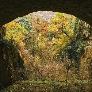 The Landscape Inside a Cave Rock Print The Landscape Inside a Cave Rock Print