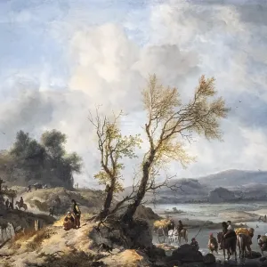 Philips Wouwerman Landscape with a Sandy Path Print, 1655 Philips Wouwerman Landscape with a Sandy Path Print, 1655