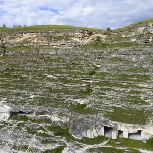 Limestone Cliffs Print, Old Orhei, Moldova Limestone Cliffs Print, Old Orhei, Moldova