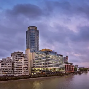 London Print: Boomerang Skyscraper and South Bank Towers London Print: Boomerang Skyscraper and South Bank Towers