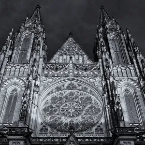The Metropolitan Cathedral of Saints Vitus Print, Prague The Metropolitan Cathedral of Saints Vitus Print, Prague
