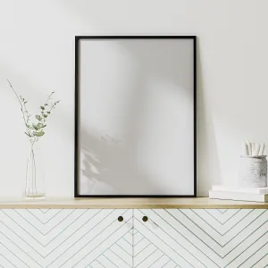 Modern Interior Print: White Wall Scandinavian Poster Frame Modern Interior Print: White Wall Scandinavian Poster Frame