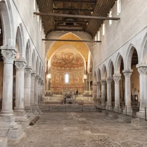 Nave with altar and apse, Basilica of Santa Maria Assunta Print Nave with altar and apse, Basilica of Santa Maria Assunta Print