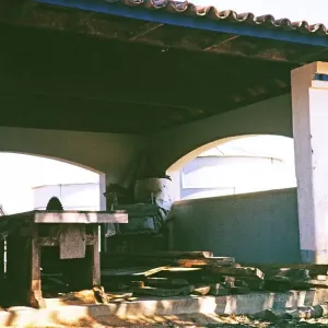 Öltanklager und Schreinereiwerkstatt, Fazenda Sant Anna, Campinas, Brasilien, Südamerika 1962, Südamerika