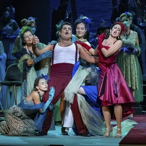 Opera L'elisir d'amore Print, Teatre Principal, Palma, Spain Opera L'elisir d'amore Print, Teatre Principal, Palma, Spain