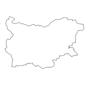 Bulgaria Outline Map Print Bulgaria Outline Map Print