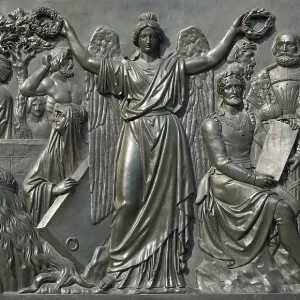 Print of Panel at the Goethe Monument, Frankfurt am Main Print of Panel at the Goethe Monument, Frankfurt am Main