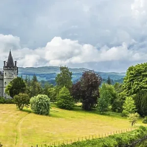 Panorama Print of Inveraray Castle, Clan Campbell, Scotland
