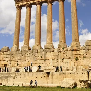 Baalbek Temple of Jupiter Columns Print
