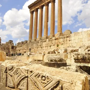 Baalbek Temple of Jupiter Columns Print