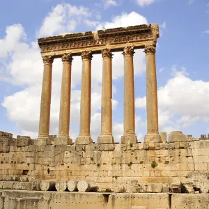 Baalbek Temple of Jupiter Columns Print, Lebanon
