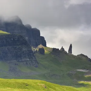 Formación de roca Old Man of Storr. Formación de roca Old Man of Storr.