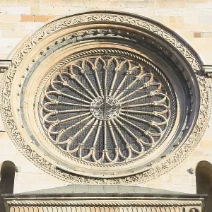 Rose Window Print, Cremona Cathedral, Italy Rose Window Print, Cremona Cathedral, Italy