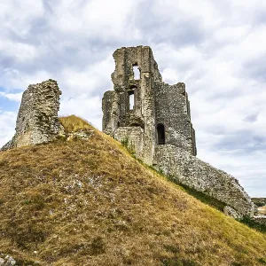 Ruins of Corfe Castle Print, Dorset, England