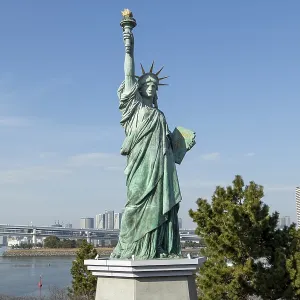Statue of Liberty Print - Odaiba Marine Park, Tokyo Statue of Liberty Print - Odaiba Marine Park, Tokyo