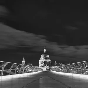 St Pauls Cathedral Print from Millennium Bridge St Pauls Cathedral Print from Millennium Bridge