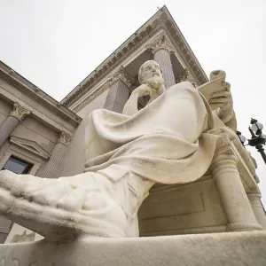 Statue of Herodotus Print, Vienna Parliament Austria Statue of Herodotus Print, Vienna Parliament Austria