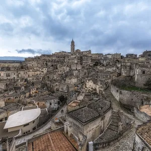 Sassi di Matera Cave Dwellings Print Sassi di Matera Cave Dwellings Print