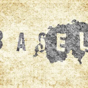 Suiza Basel Tipografía de Tablero de Dibujos Mapa Suiza Basel Tipografía de Tablero de Dibujos Mapa