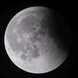 After a Total Lunar Eclipse - Blood Moon Print