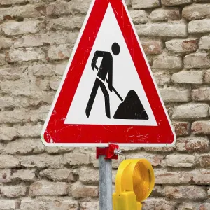 Construction Site Traffic Sign Print Construction Site Traffic Sign Print