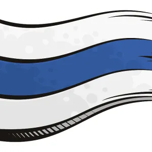 Bandera anti totalitaria rusa gratuita no oficial creada en estilo de pintura graffiti.
