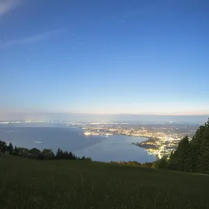 Blick über den Bodensee, Pfänder. Blick über den Bodensee, Pfänder.