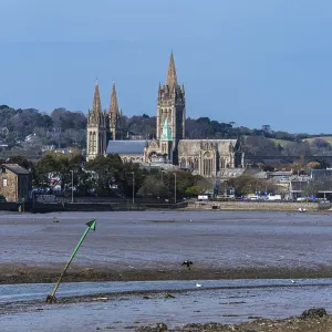View of Truro Cathedral Print, Cornwall, England View of Truro Cathedral Print, Cornwall, England
