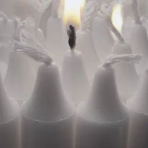 White Candles Print by ImageBROKER White Candles Print by ImageBROKER