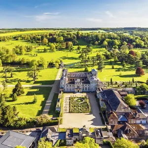 Wilton House Print from a Drone, Wiltshire, England Wilton House Print from a Drone, Wiltshire, England