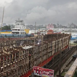 Wooden Superstructure Print, Dhaka Dockyards
