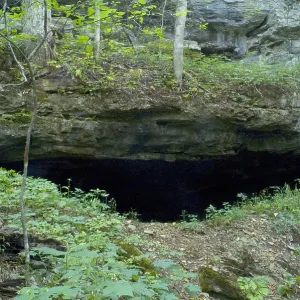 General Davis Cave Print - West Virginia Entrance General Davis Cave Print - West Virginia Entrance