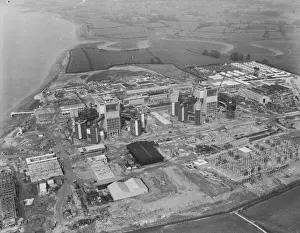Die Berkeley Power Station aus der Luft, 1960, JLP01_08_056848a