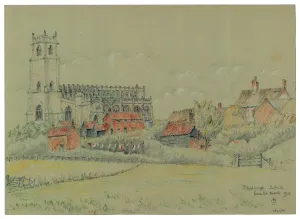 Suffolk Drucke: Heilige Dreifaltigkeit von Blythburgh MD 4 1 _00 4141