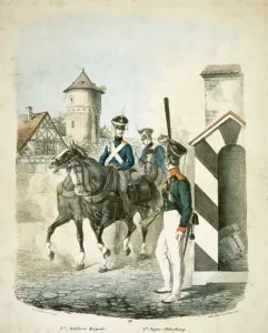 Schlacht Von Waterloo Drucke: Preußische Soldaten J840001
